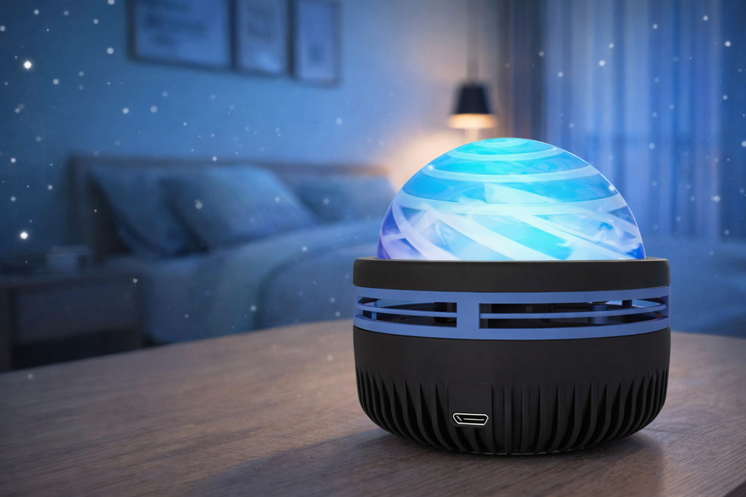 Proyector Estelar LED RGB – Luz Nocturna con Control Remoto